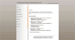 Desktop Screenshot of northeastshowpromoters.com